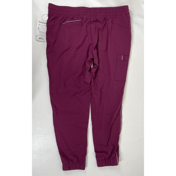 Skechers Barco Scrub 6PKT Reflective Piping Jogger Pants Womens 3XL Wine NWT - Picture 4 of 10